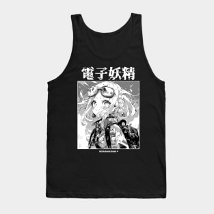 Kawaii Stylish Anime Girl Manga Aesthetic Streetwear 2 Tank Top